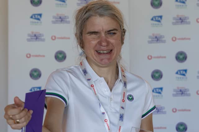 Yvette Priestley - women's visually impaired B1 winner at Play Your Way to Wimbledon