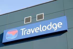 Sign for a Travelodge