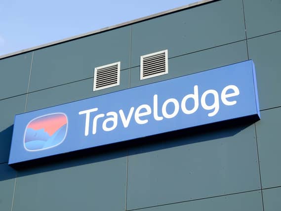 Sign for a Travelodge