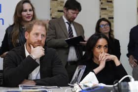 The Duke and Duchess of Sussex visit the World Central Kitchen Food (WCK), at the Jordan Country Office, in Amman, Jordan. The WCK operates a crucial logistics hub in Amman, to coordinate aid for Gaza, including the deployment of mobile bakeries that produce hundreds of thousands of daily loaves.