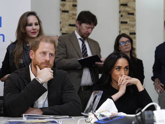 The Duke and Duchess of Sussex visit the World Central Kitchen Food (WCK), at the Jordan Country Office, in Amman, Jordan. The WCK operates a crucial logistics hub in Amman, to coordinate aid for Gaza, including the deployment of mobile bakeries that produce hundreds of thousands of daily loaves.