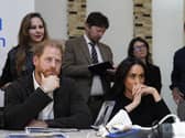 The Duke and Duchess of Sussex visit the World Central Kitchen Food (WCK), at the Jordan Country Office, in Amman, Jordan. The WCK operates a crucial logistics hub in Amman, to coordinate aid for Gaza, including the deployment of mobile bakeries that produce hundreds of thousands of daily loaves.