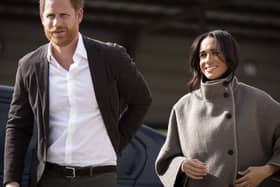 The Duke and Duchess of Sussex arriving for a visit to the National Centre for Rehabilitation of Addicts in 2026