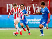 Tromso’s Troy Engseth Nyhammer (left) in action against Brighton in the first leg of the Conference League play-off