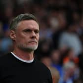 Bradford manager Graham Alexander frowns during the League One win at Sheffield Wednesday