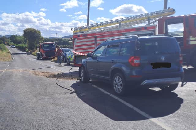Emergency services at the scene