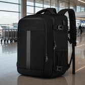  The 40x30x20cm cabin backpack has multiple compartments, laptop storage and a trolley sleeve for short-haul travel