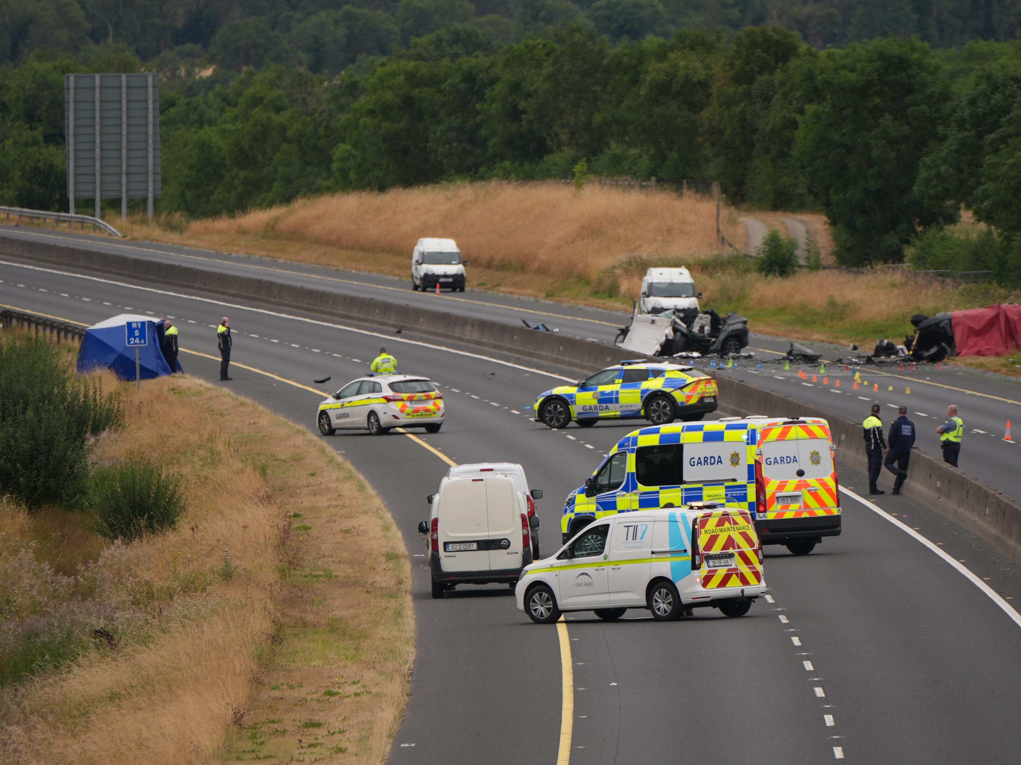 Funeral held for teenager killed in wrong-way motorway crash