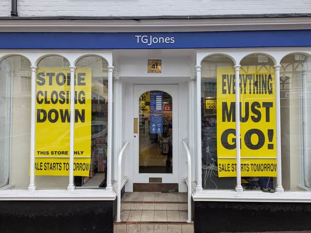 Bridgnorth's TG Jones is closing this Autumn