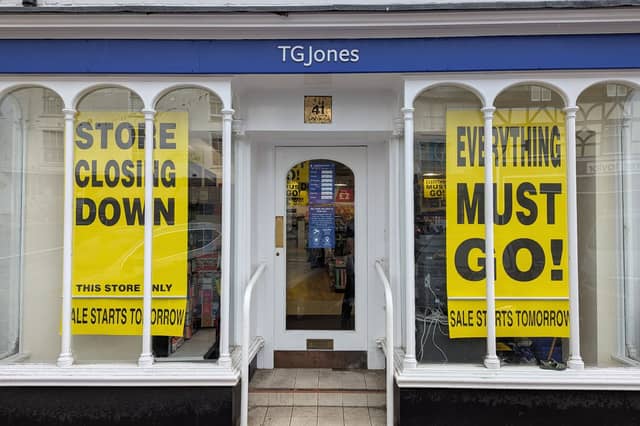Bridgnorth's TG Jones is closing this Autumn