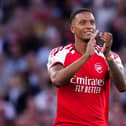 Ezri Konsa was presented to the Arsenal fans on Friday