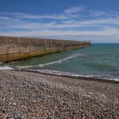 The beach in Shoreham-by-Sea, West Sussex