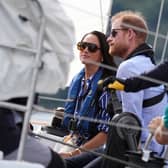 The Duke and Duchess of Sussex take part in a sailing event with members of Invictus Australia in Sydney Harbour