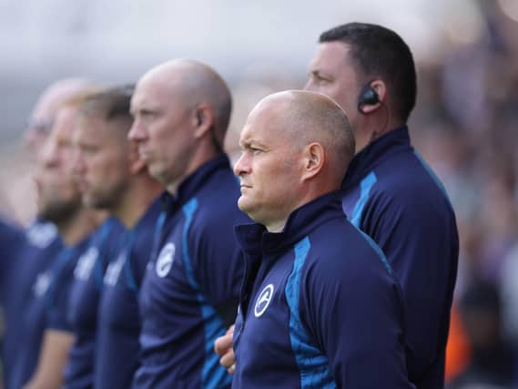 Millwall manager Alex Neil before the game with Norwich