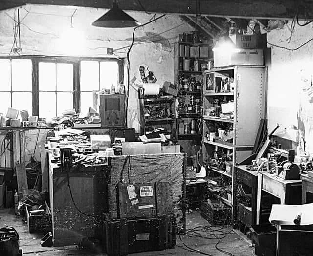 The Shrewsbury attic workshop where some of the world’s first EEGs were manufactured.