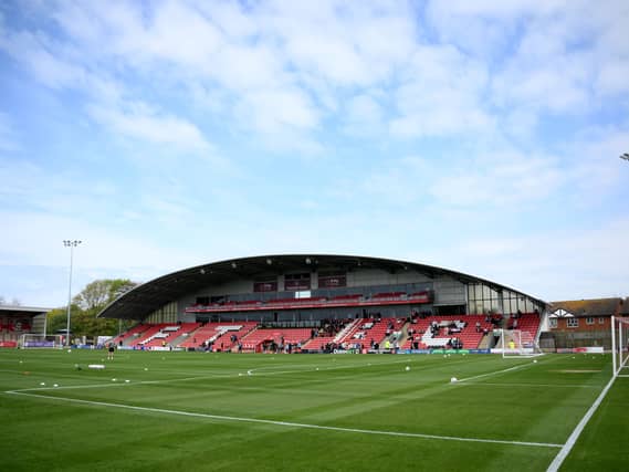 A general view of Fleetwood's ground