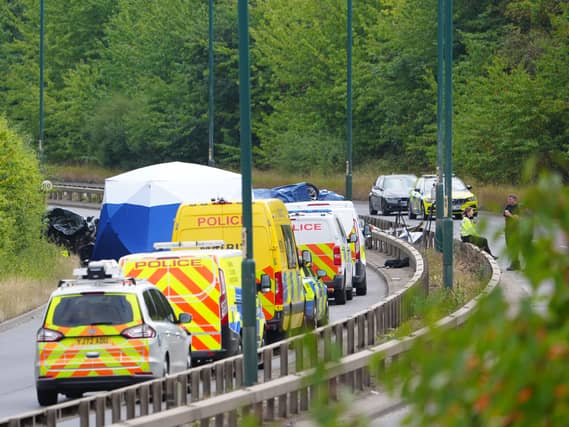 Crash on A66 South Bank