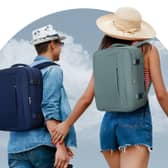 The Xkdoai 40x30x20cm backpack is designed for everyday student use as well as underseat airline travel