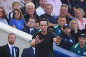 Aston Villa boss Unai Emery