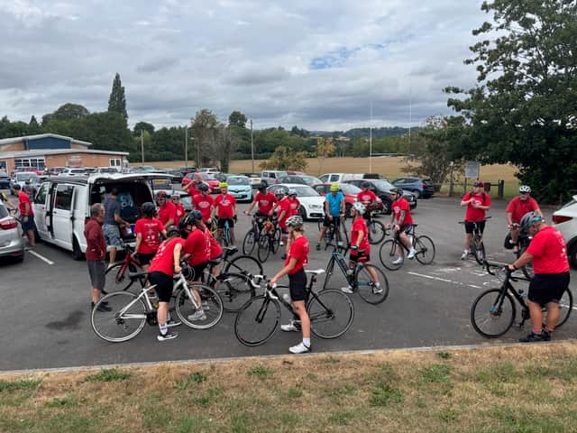 The group on their journey. Photo: Charlotte Chubb