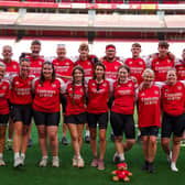 The cyclists who got from Ludlow to the Emirates Stadium in London