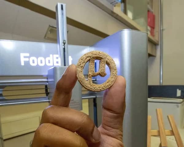 Biscuits made from waste plastic bottles could help solve global food shortages