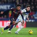 Kareem Tunde (left) in action for Levante UD (Photo by Aitor Alcalde/Getty Images)