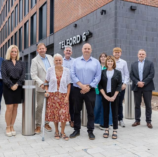 Telford College has officially moved in to its new sixth form centre in Telford town centre