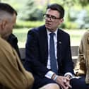 Andy Burnham meets wounded Ukrainian troops