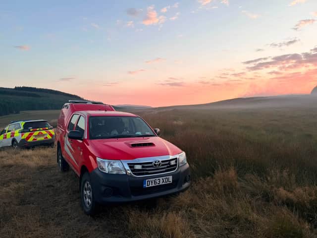 Shropshire firefighters in action in South Wales