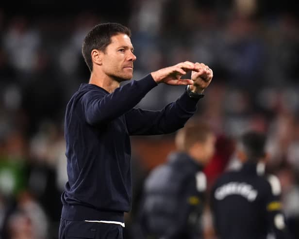 Xabi Alonso after the match