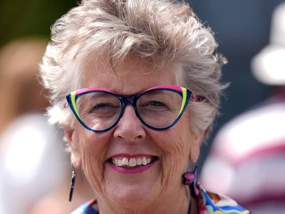 Headshot of Dame Prue Leith smiling