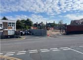The application site as seen from Glebe Street