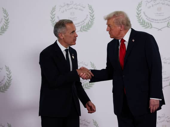 Canadian Prime Minister Mark Carney and US President Donald Trump