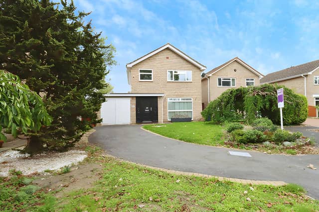 The Linnet Close frontage combines a front garden with a generous driveway offering ample off-road parking