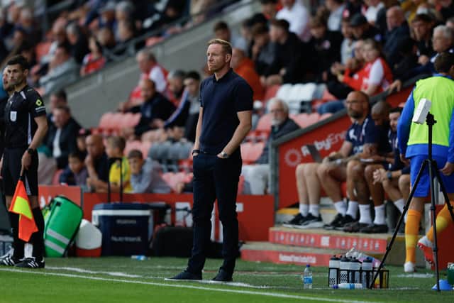 Shrewsbury Town boss Gavin Cowan at Fleetwood