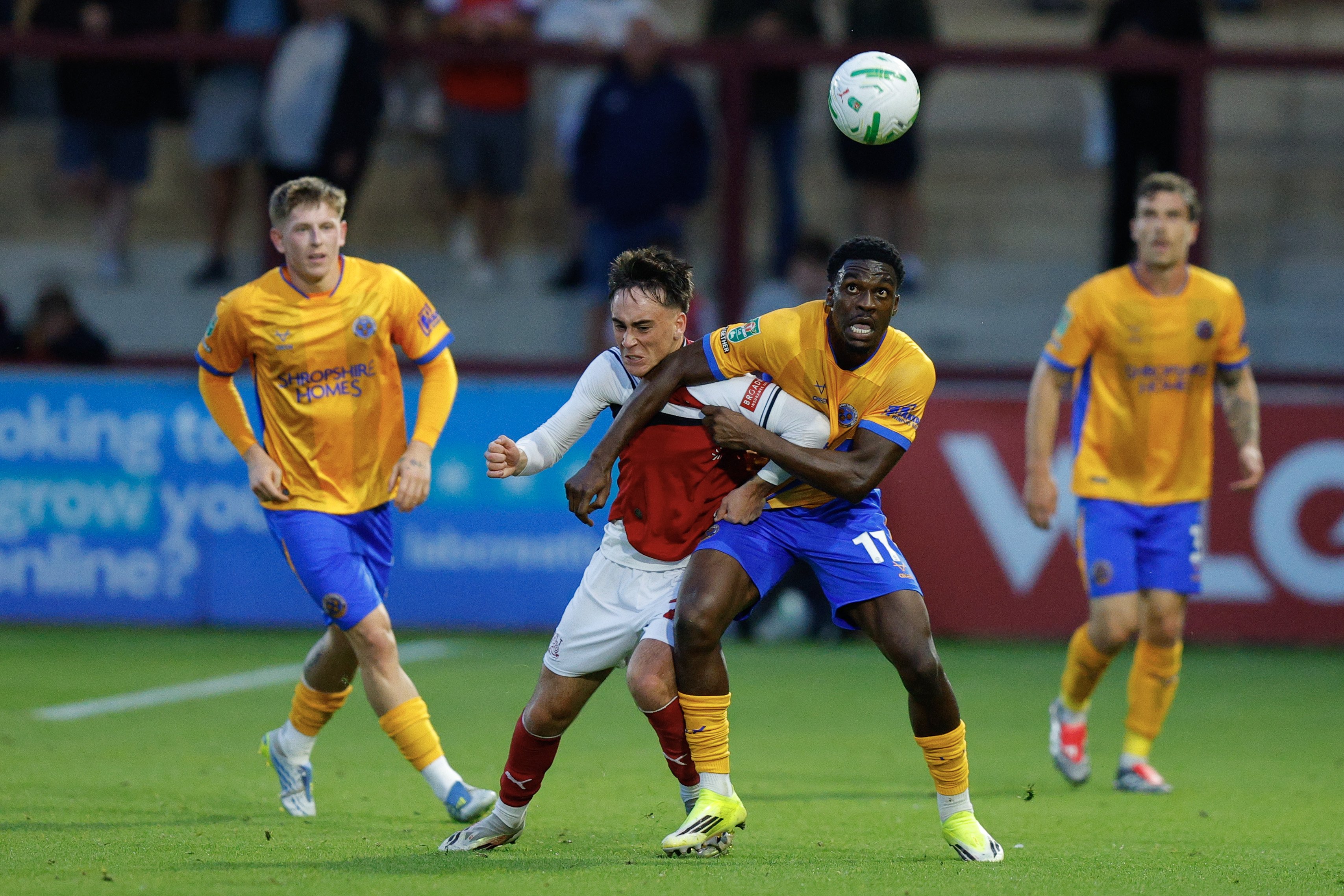 Shrewsbury Town dumped out of EFL Cup after Fleetwood Town first-half rout