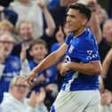 Marcelino Nunez celebrates scoring