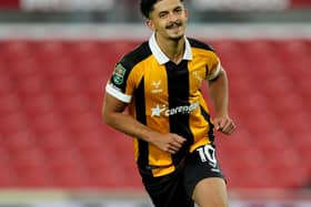 Mohamed Belloumi celebrates