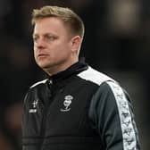 Lincoln boss Tom Shaw on the touchline