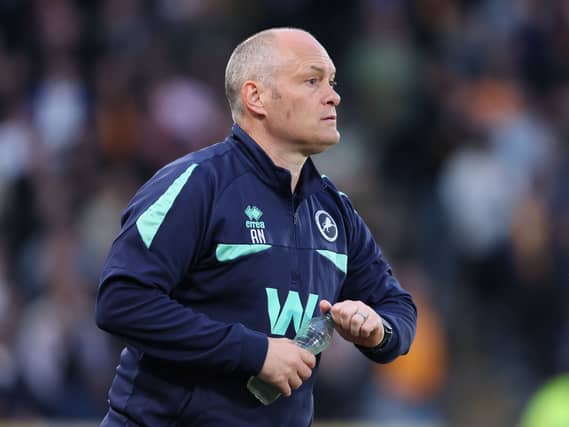 Millwall manager Alex Neil on the touchline