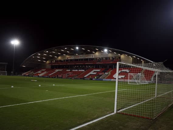 General view of Fleetwood's Highbury Stadium