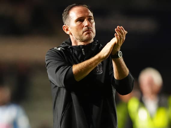 Coventry manager Frank Lampard acknowledges the crowd