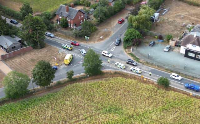 The scene of the crash at the Shotatton Crossroads on August 25. Photo: GBDW