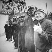 PICTURE FROM THE PAST: This poignant picture captures miners at Madeley Wood colliery, also known as Kemberton Pit, during its final shift before the pit closed in 1967. The photograph was shared by Rob Ford, whose late father Jim Ford is seventh down the line. Jim began his working life at Kemberton before moving on to Granville colliery and later Lea Hall colliery in Rugeley, where he worked until retiring at 55. A fascinating glimpse of Madeley’s mining heritage. Do you recognise anyone else in the picture?