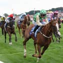 Daiquiri Bay winning the Sky Bet Ebor at York