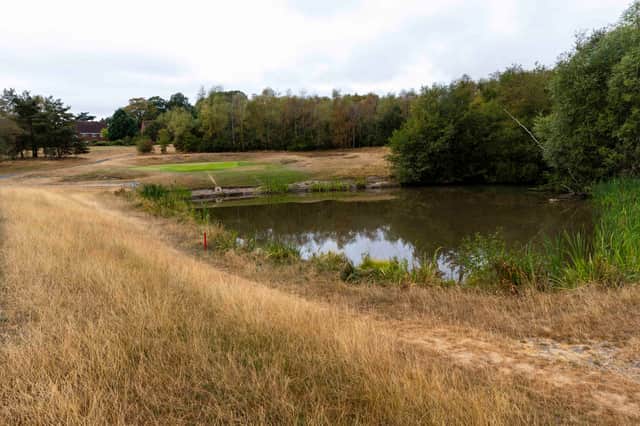 The bund after its completion. Picture: Telford & Wrekin Council