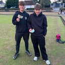 Cashing in at Bowring – two-person junior team title winners Ellis Grifiths and Logan Church