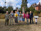Flowers were laid at the Jebb memorial garden.