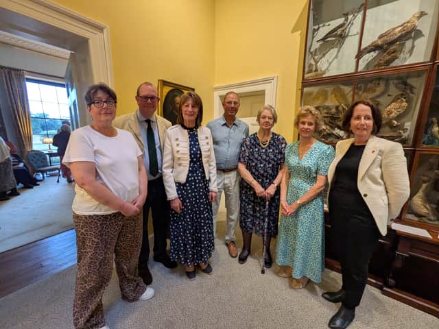 Family members with the Lord Lieutenant, Anna Turner at last night’s fund-raiser.